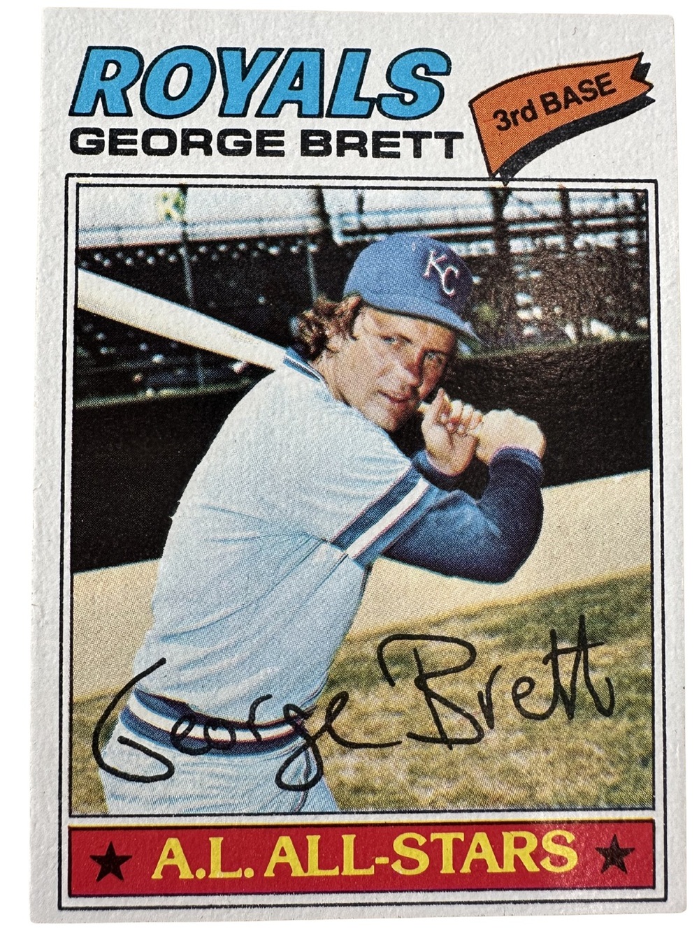 1977 Topps George Brett #530 A.L. All-Star Royals HOF Vintage MLB Baseball Card